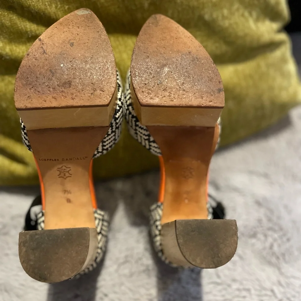 Women’s Loeffler Randall Chunky Heels ( 7.5 ) - Picture 4 of 5